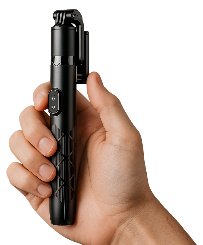 Tripod & Selfie Stick 5-in-1: Revolutionary Extendable Stand with Wireless Bluetooth Remote for Flawless Vlogging, Travel, and Group Photos