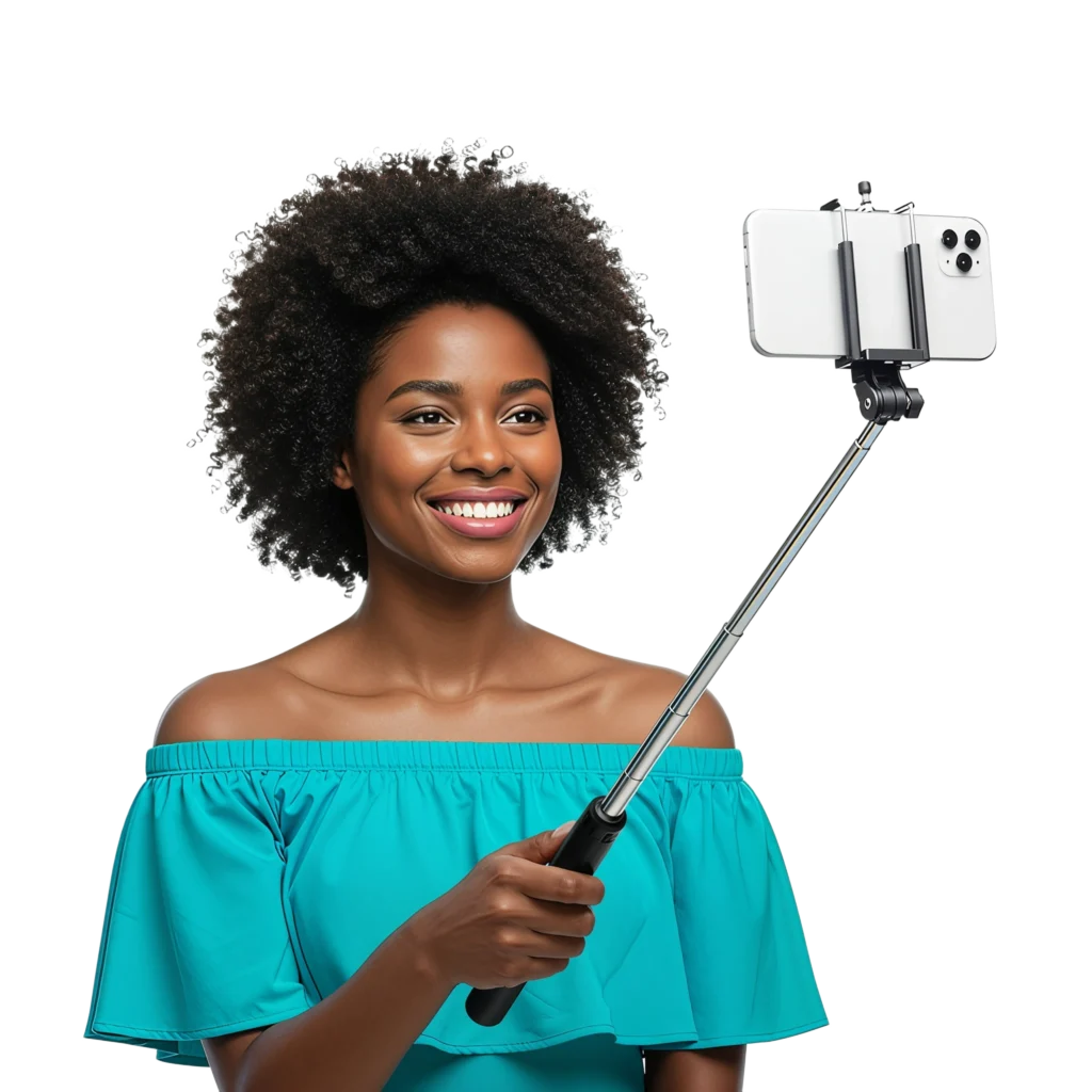 bluetooth selfie stick with wireless remote telescopic